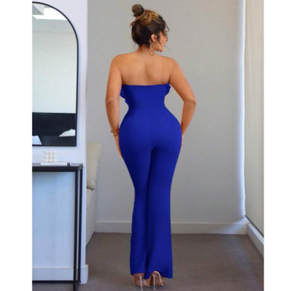 Shein Blue Jumpsuit - Picture 3 of 9